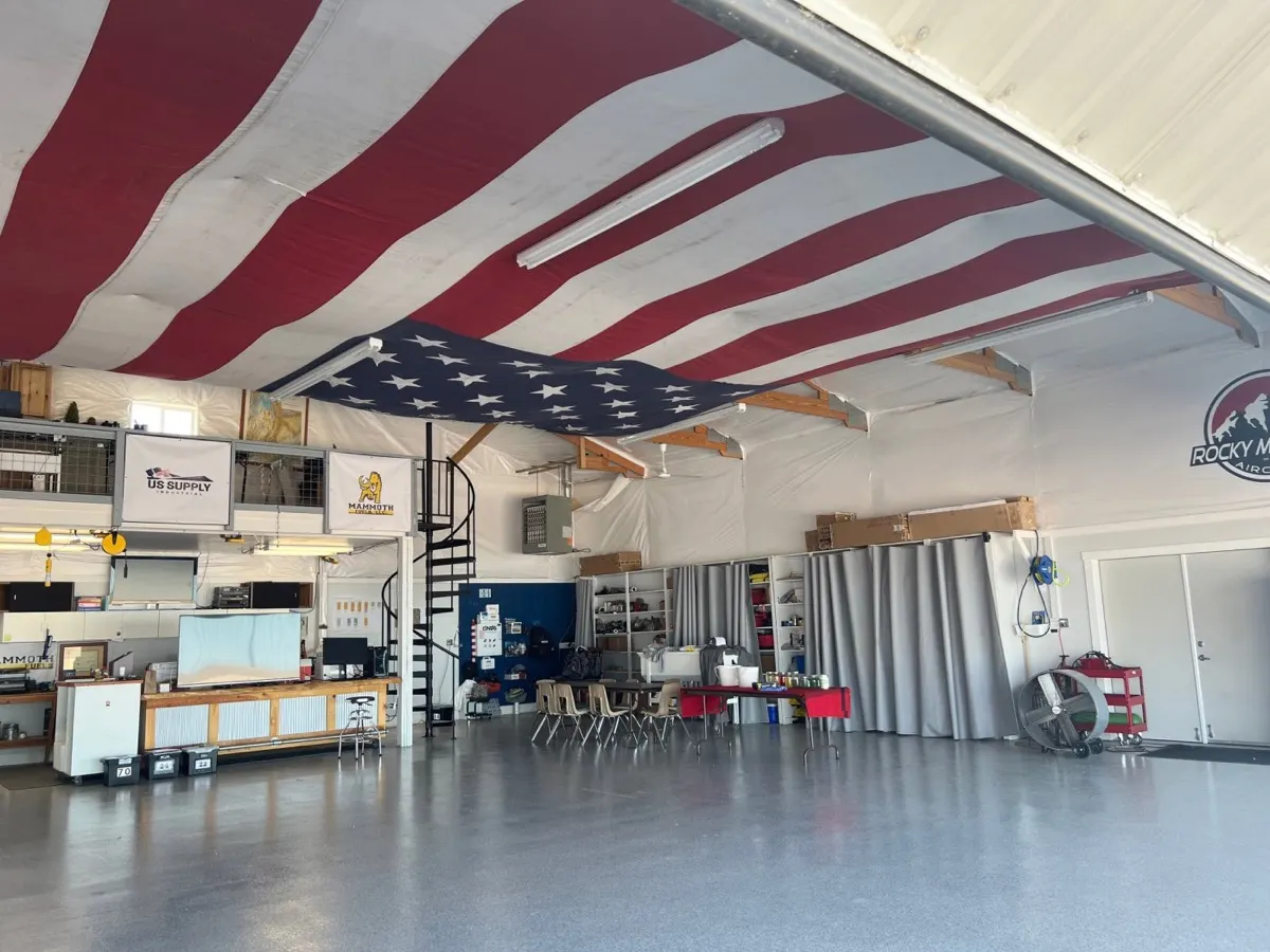 Hangar office interior